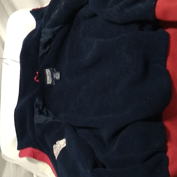 Lands End Vintage Polartec 10 Unicorn Mining June 1987 Patched Jacket Sz.L - Picture 11 of 11